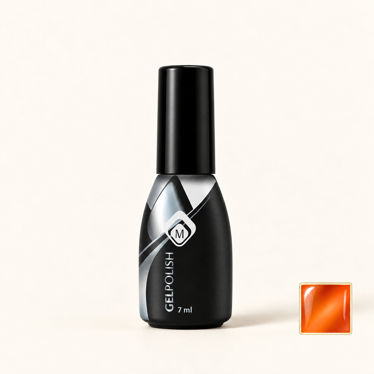 Productfoto met kleurstaaltje — Gelpolish Glass 3