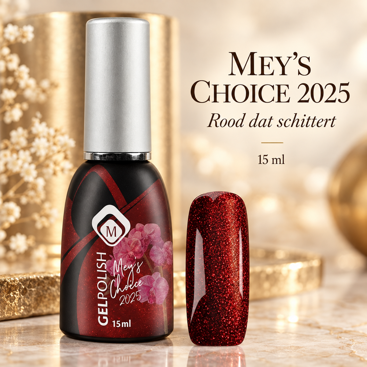 Tekstbeeld — Gelpolish Mey's Choice 2025