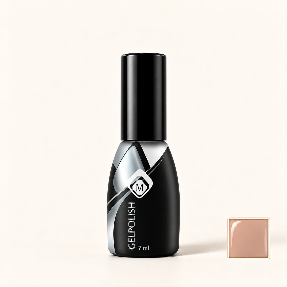 Productfoto met kleurstaaltje — Gelpolish Nude 5