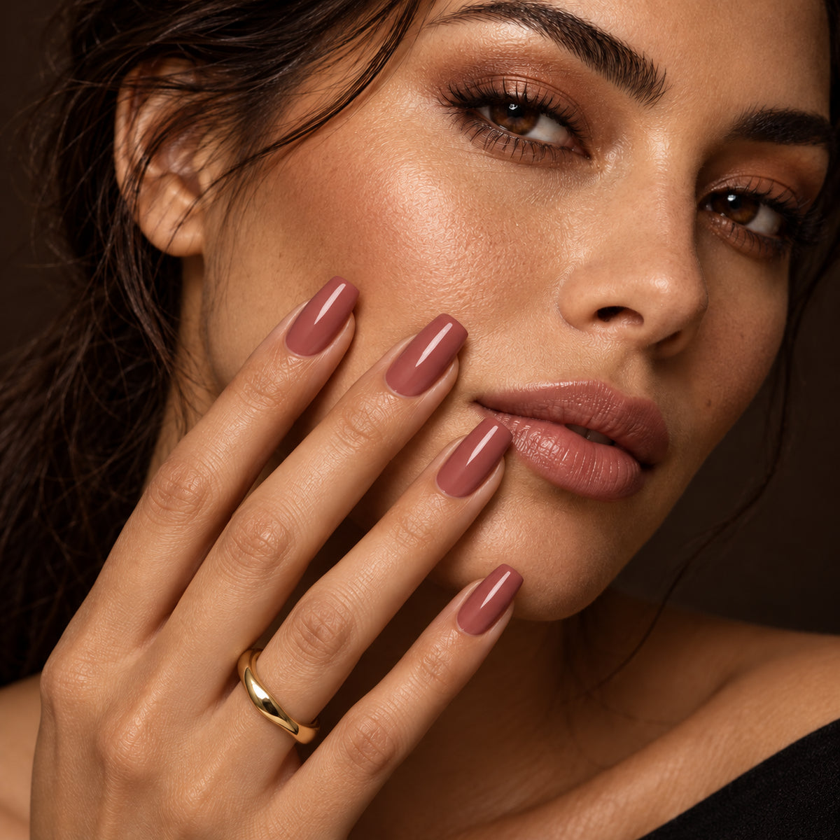 Nagels bij het gezicht — Gelpolish Nude 6