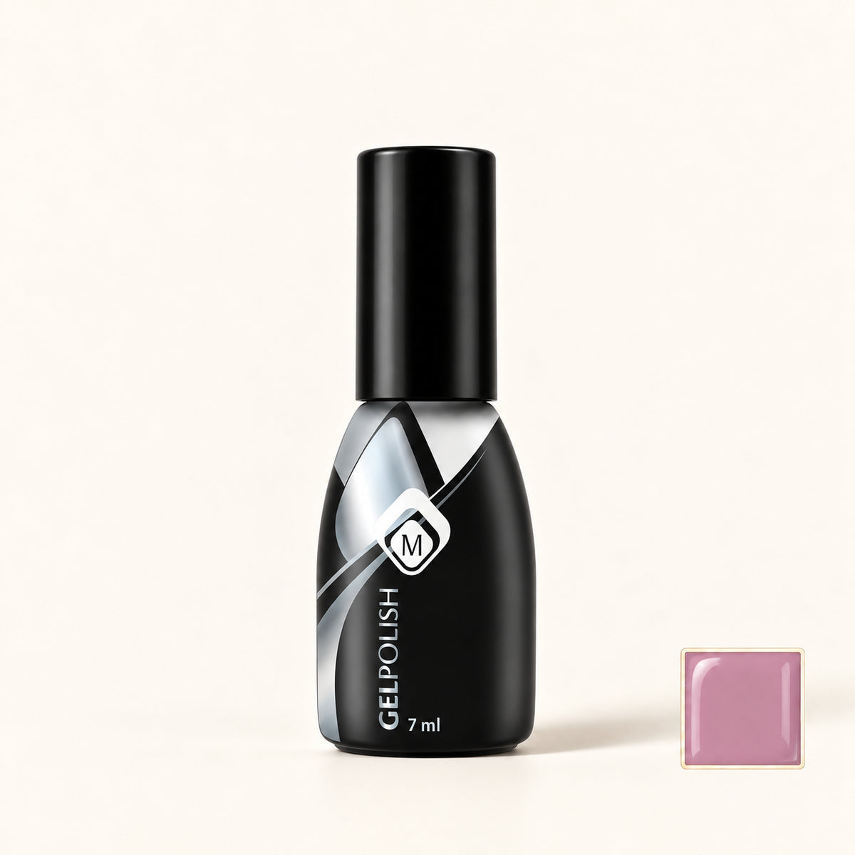 Productfoto met kleurstaaltje — Gelpolish Pink 5