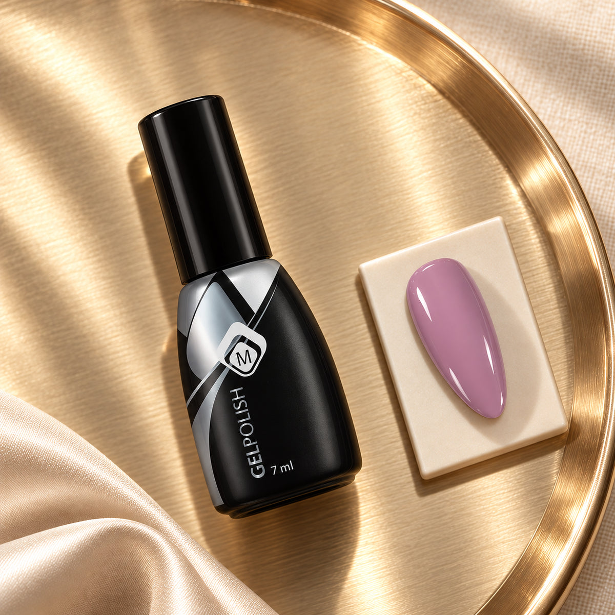 Gouden flatlay — Gelpolish Pink 5