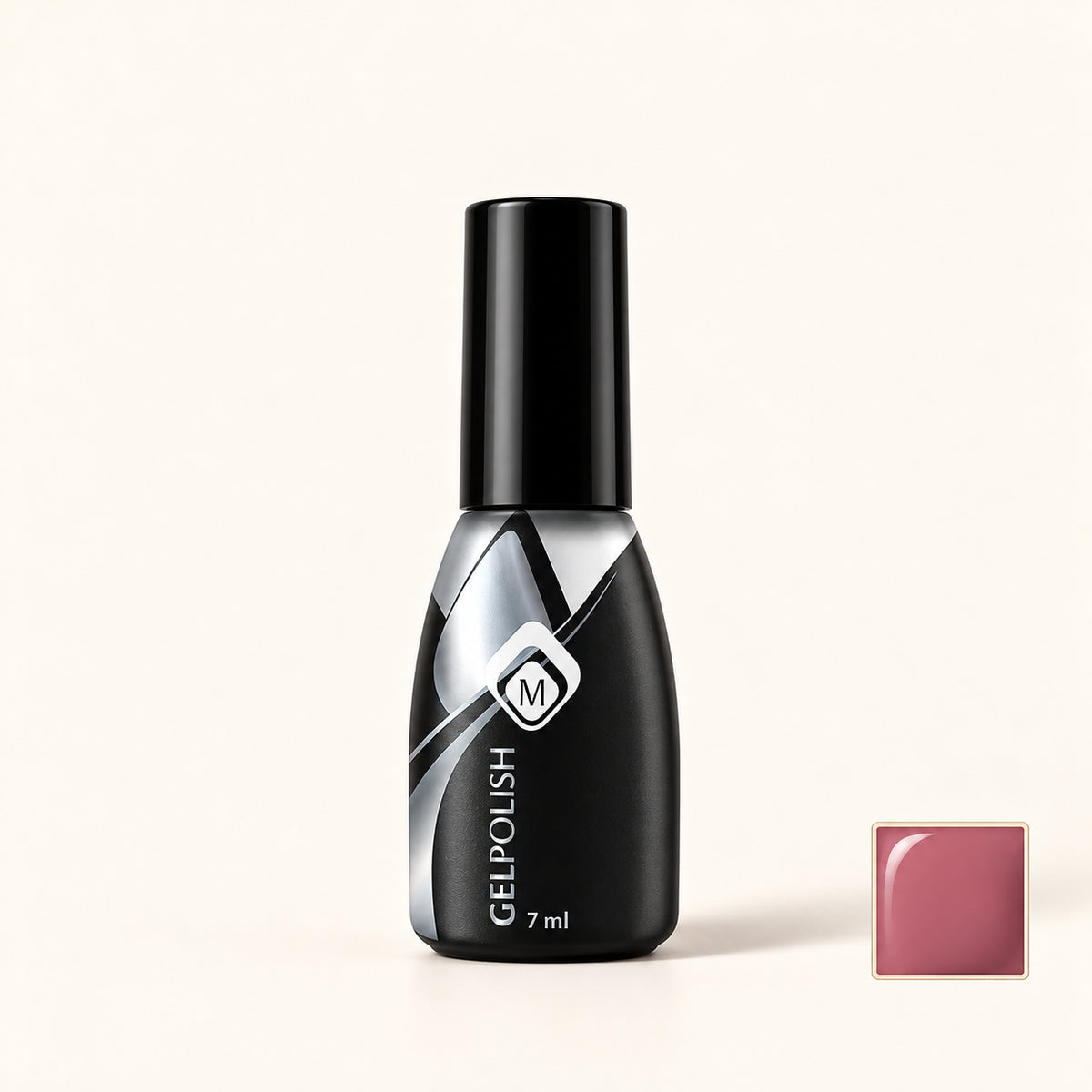 Productfoto met kleurstaaltje — Gelpolish Pink 6
