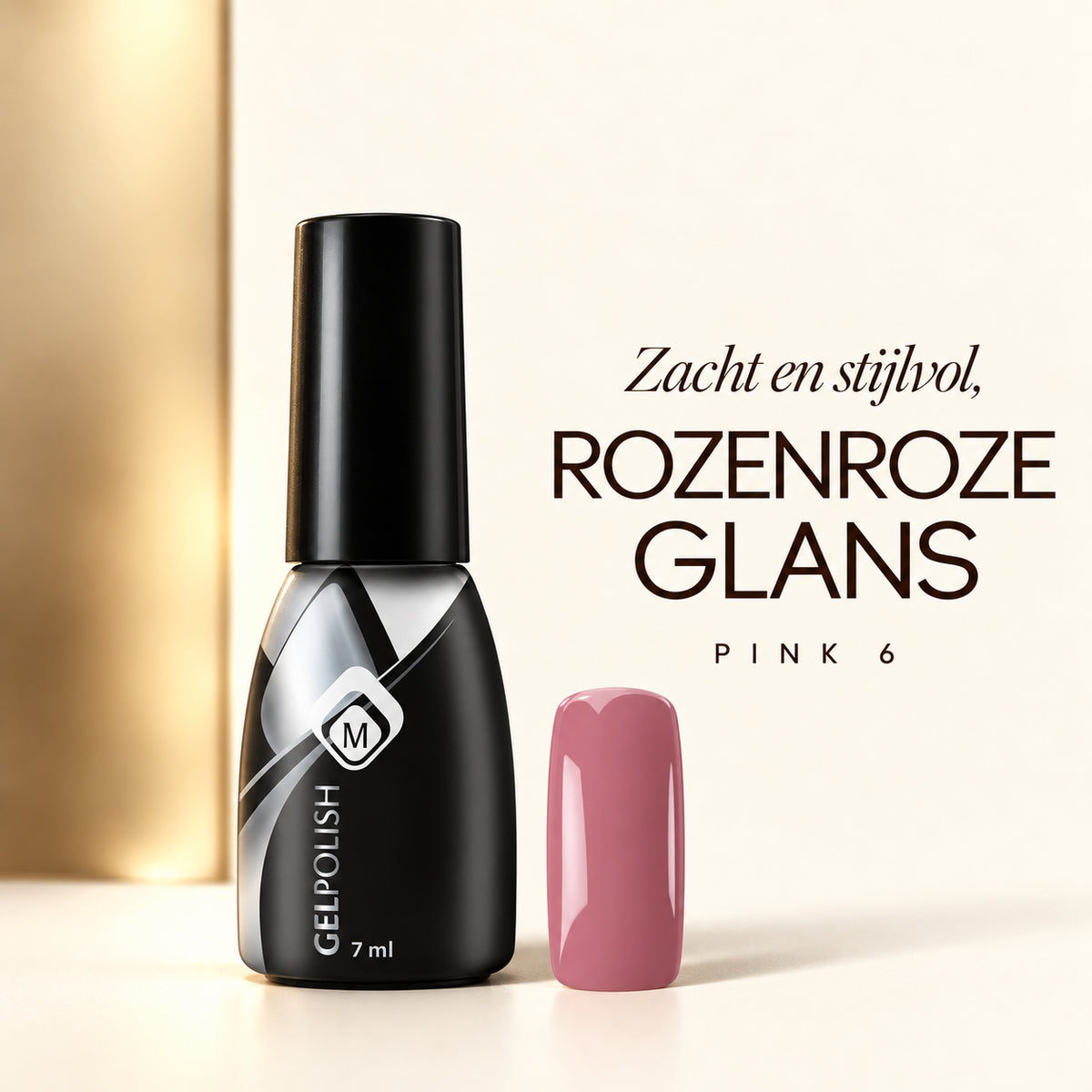Tekstbeeld — Gelpolish Pink 6