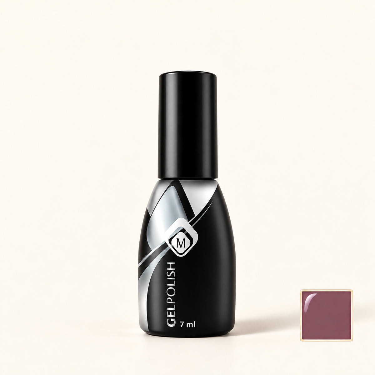Productfoto met kleurstaaltje — Gelpolish Pink 7