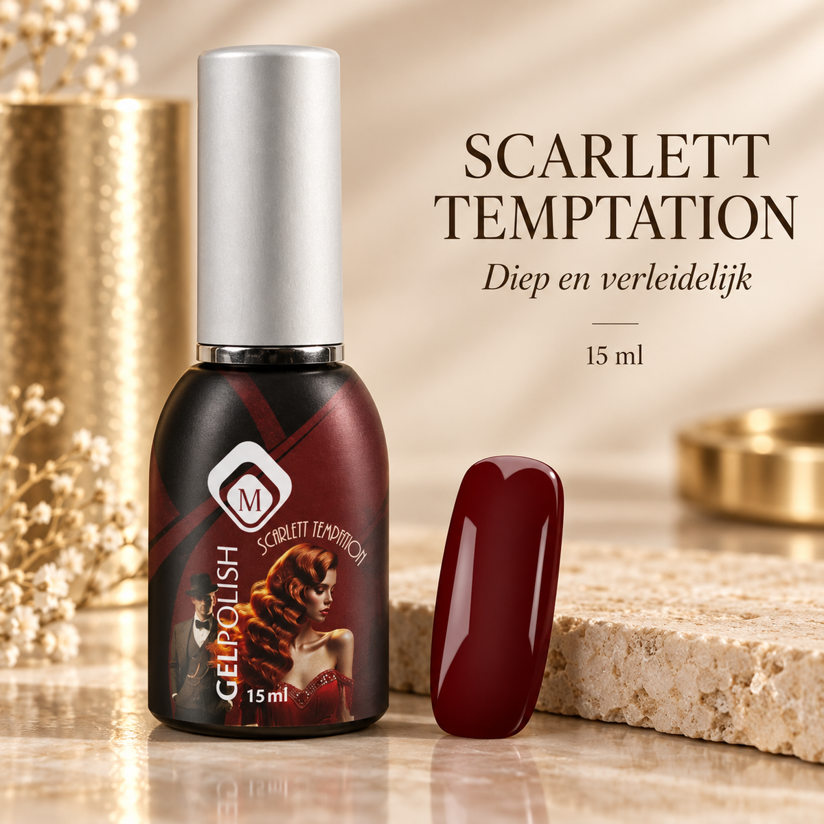 Tekstbeeld — Gelpolish Scarlett Temptation