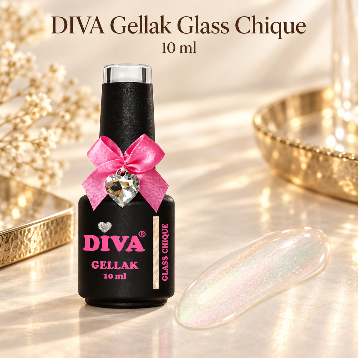Product met tekst — Glass Chique  (Glitter Glass Collection)