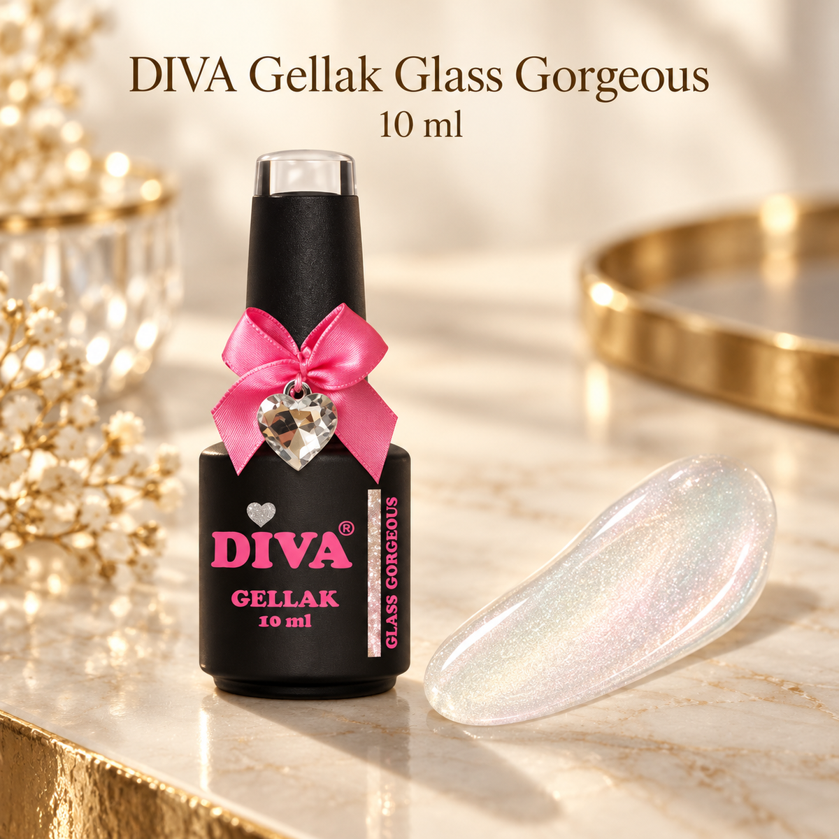 Product met tekst — Glass Gorgeous  (Glitter Glass Collection)