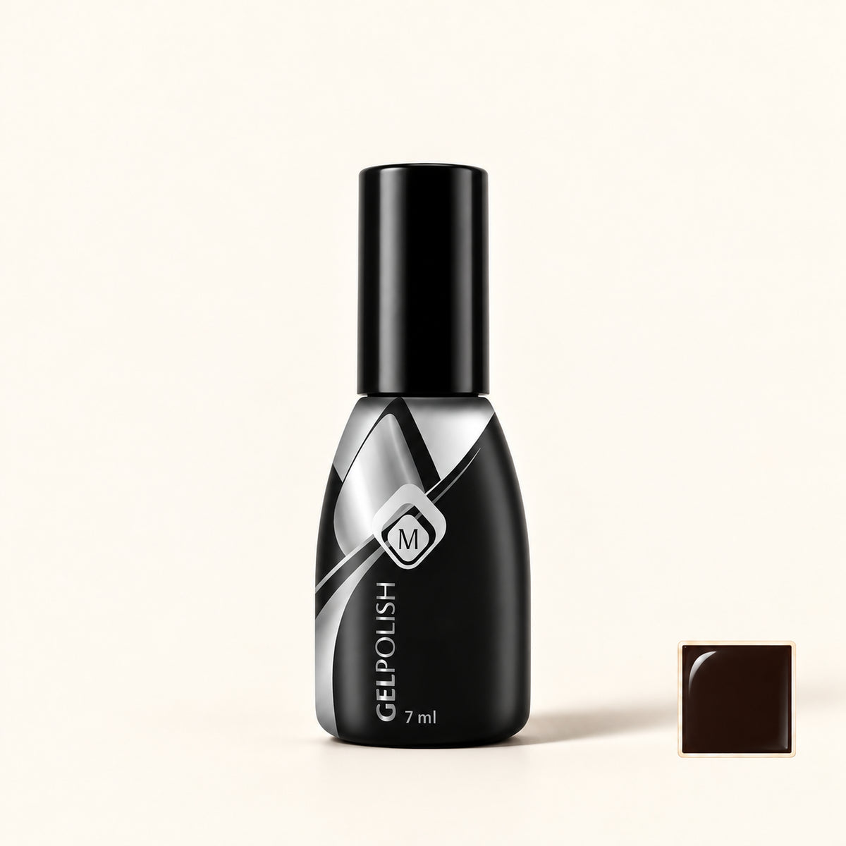 Productfoto met kleurstaaltje — GP 7 ml Brown 3