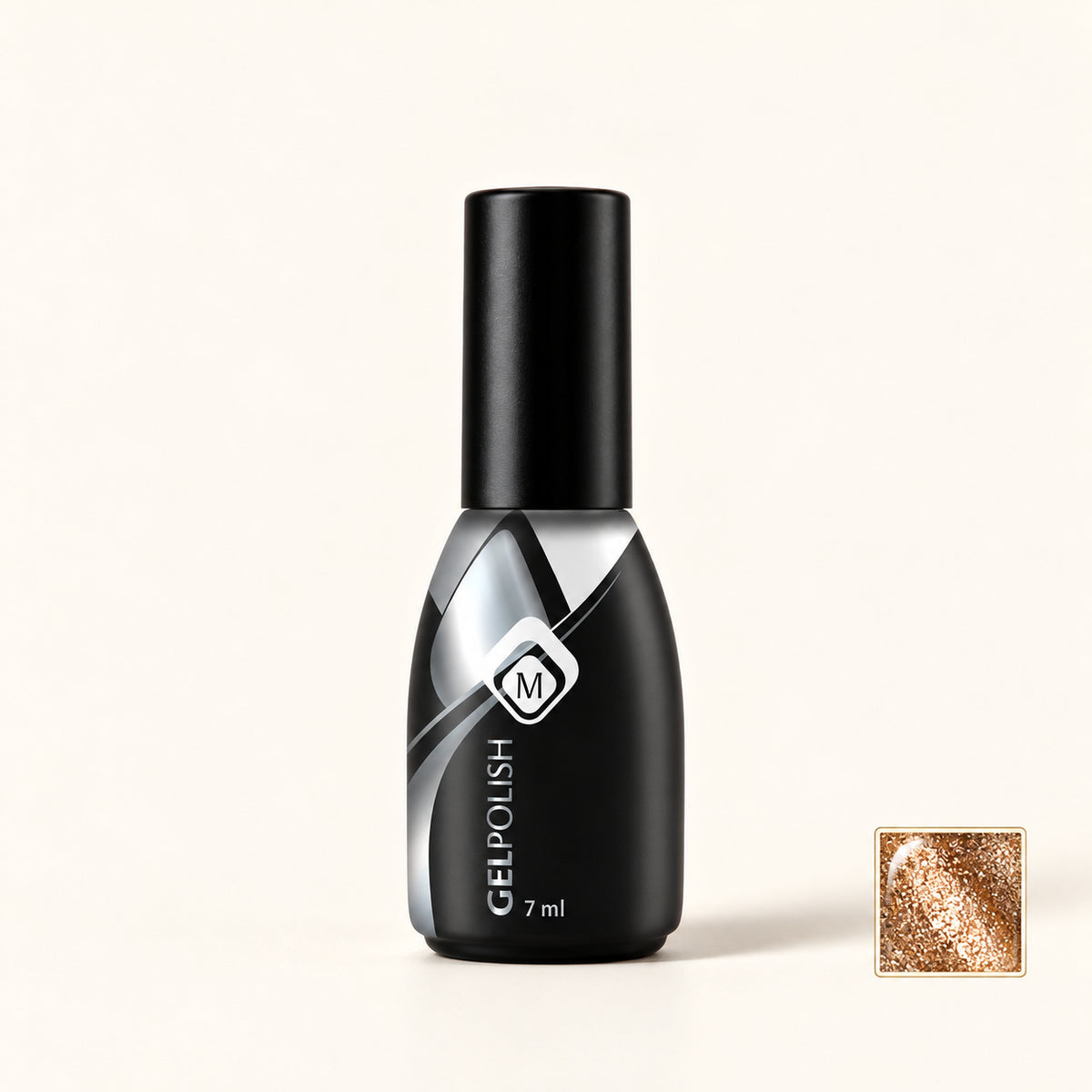 Productfoto met kleurstaaltje — GP 7 ml Metal 2