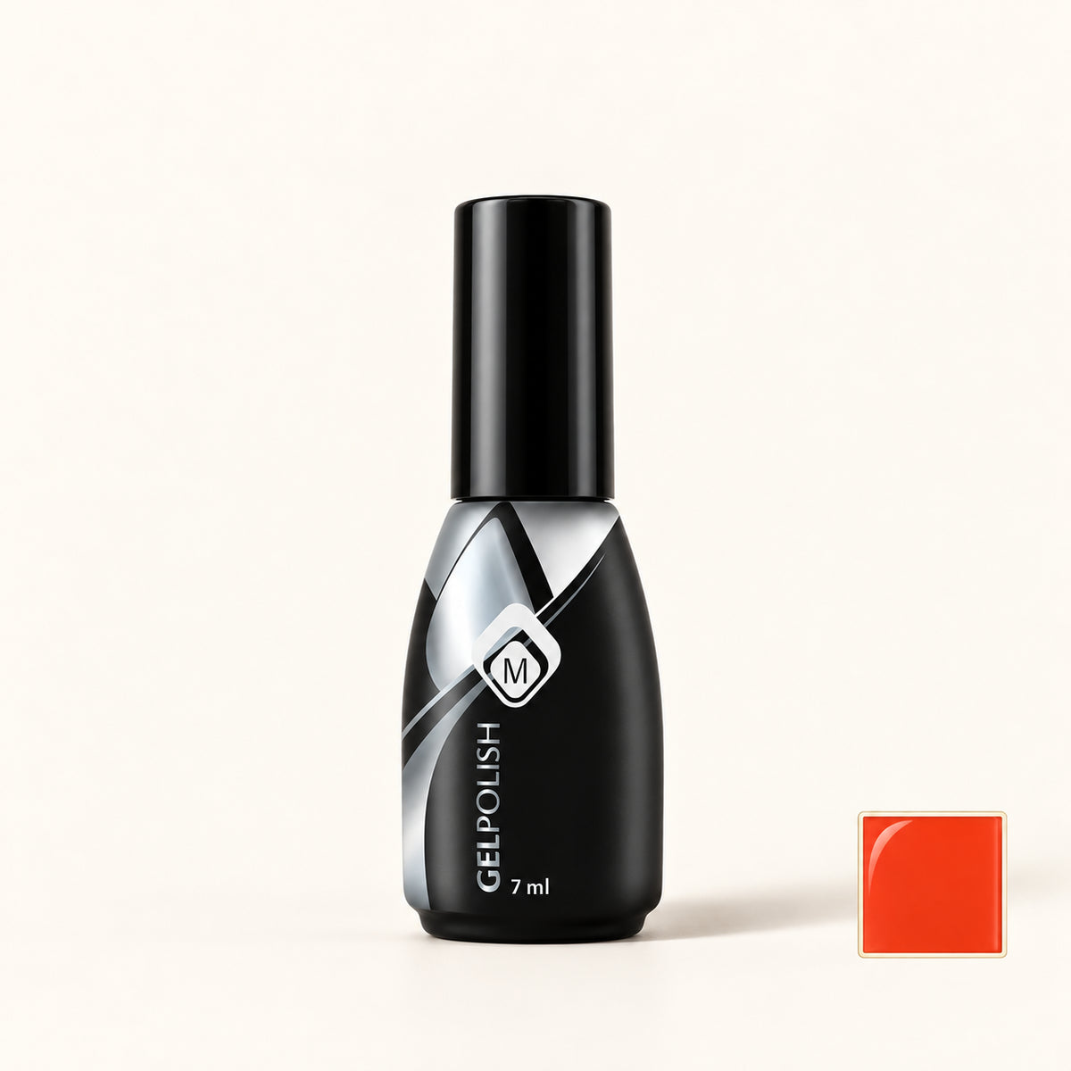 Productfoto met kleurstaaltje — GP 7 ml Orange 3