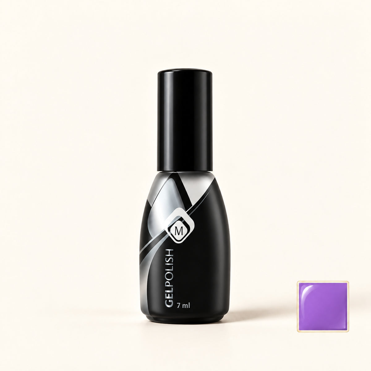 Productfoto met kleurstaaltje — GP 7 ml Purple 1