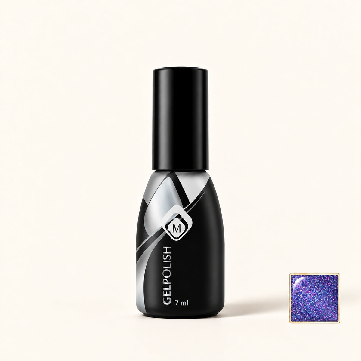 Productfoto met kleurstaaltje — GP 7 ml Purple 5