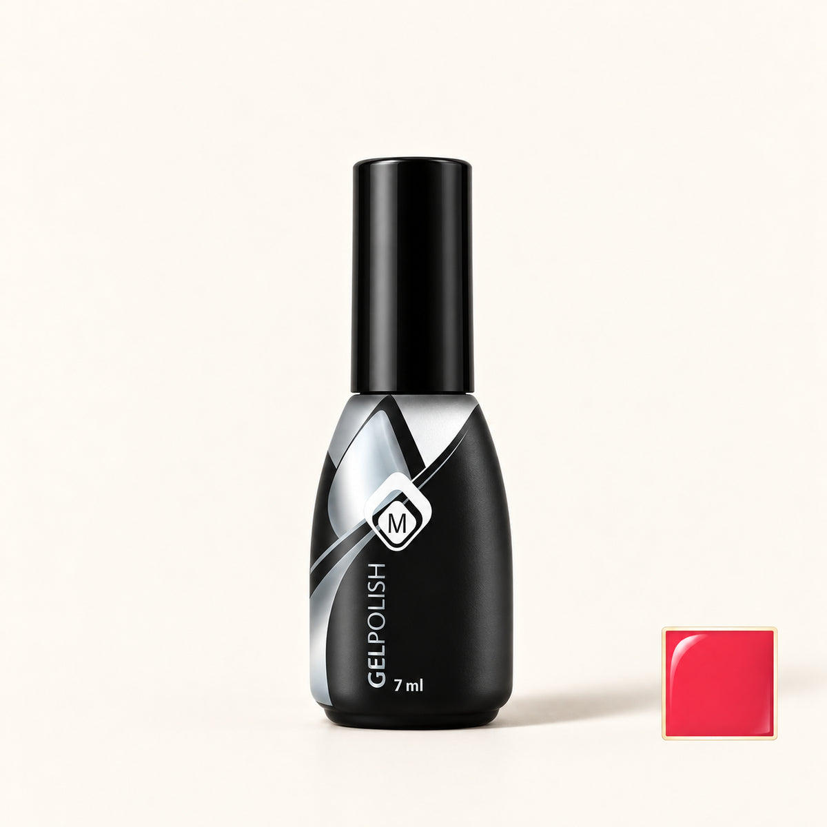 Productfoto met kleurstaaltje — GP 7 ml Red 1