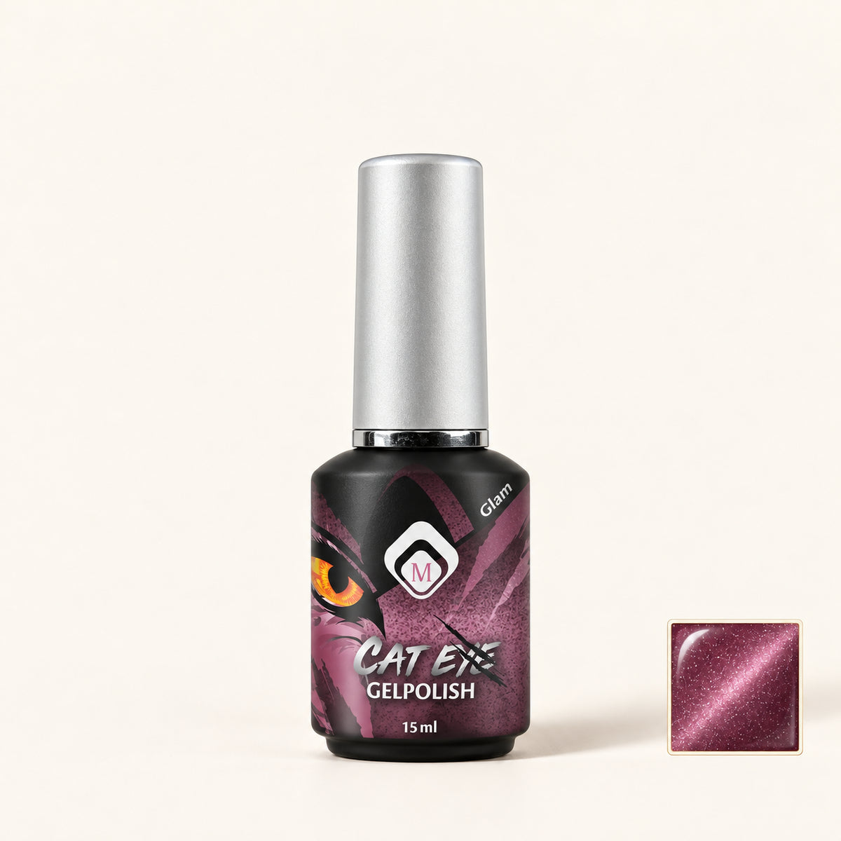 Productfoto met kleurstaaltje — GP Cat Eye Glam 15 ml
