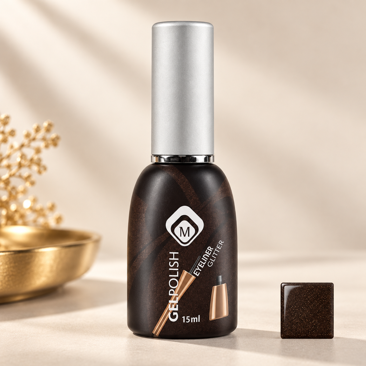Productfoto met kleurstaal — GP Eyeliner Glitter