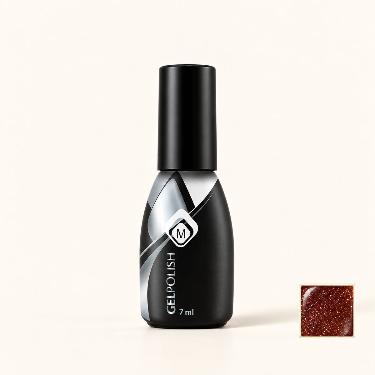 Productfoto met kleurstaaltje — GP Glitter 1