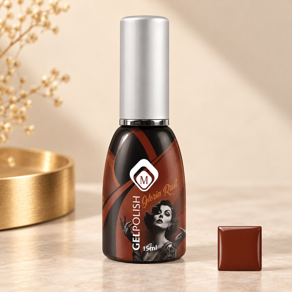 Productfoto met kleurstaal — GP Gloria Rust