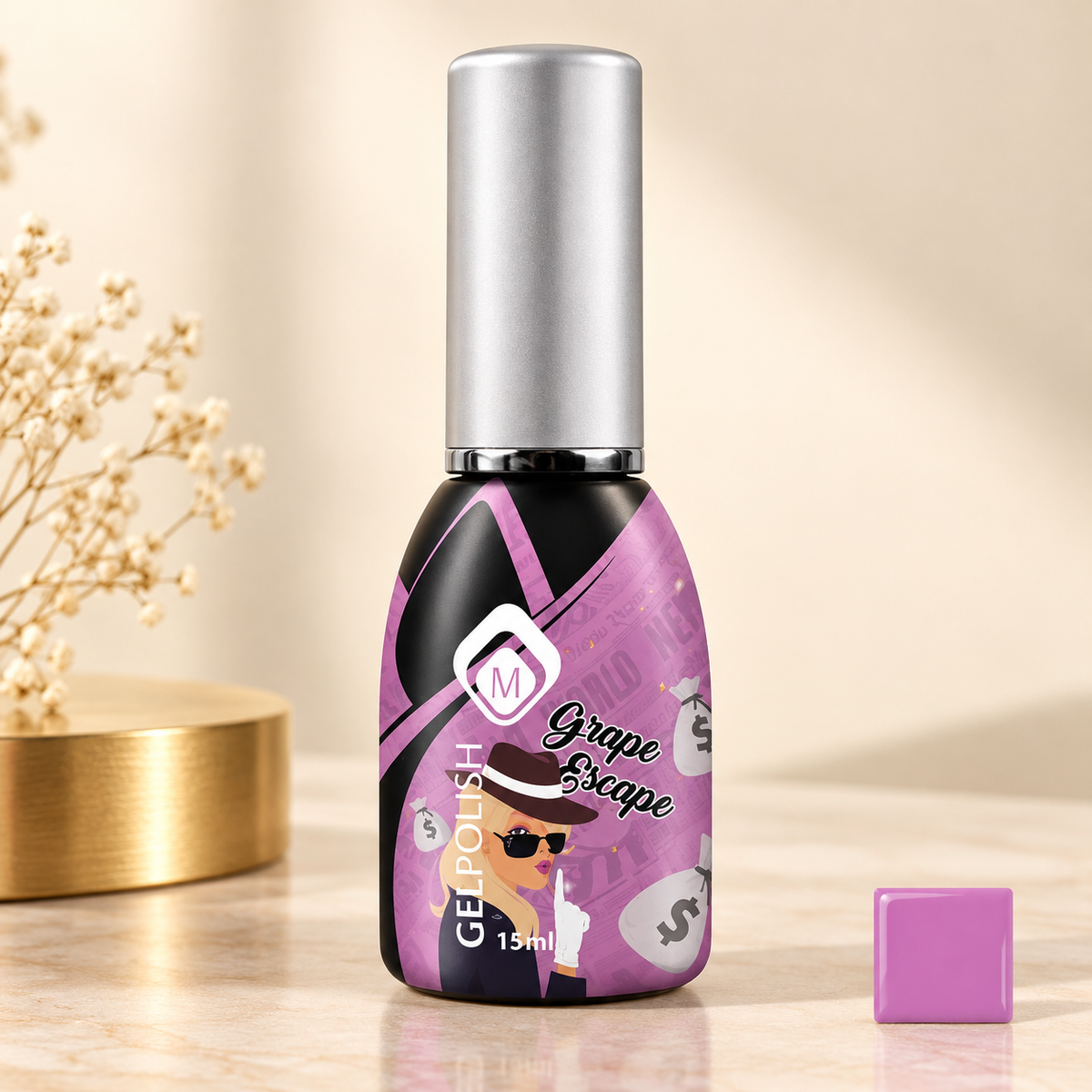 Productfoto met kleurstaal — GP Grape Escape