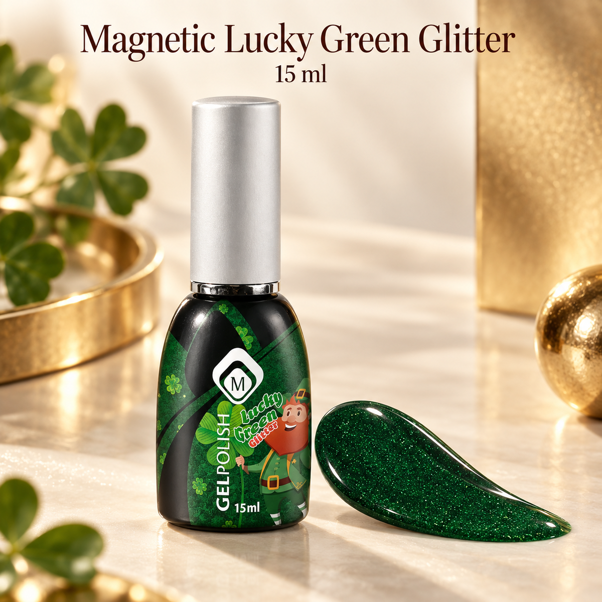 Product met tekst — GP Lucky Green Glitter