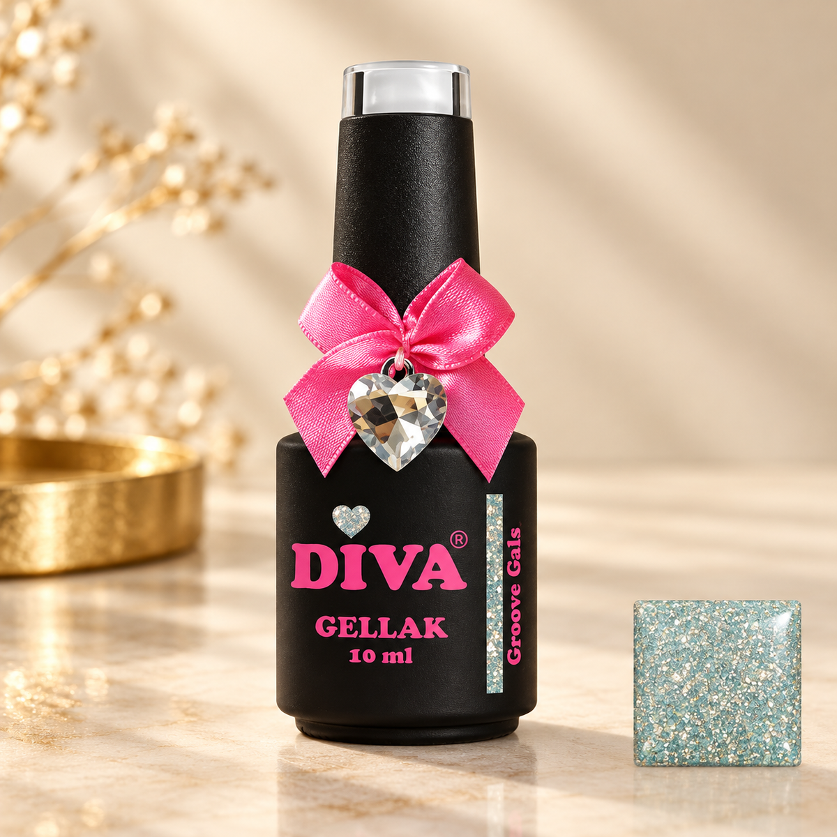 Productfoto met kleurstaal — Groove Gals (Collection stardust Party Diva's)