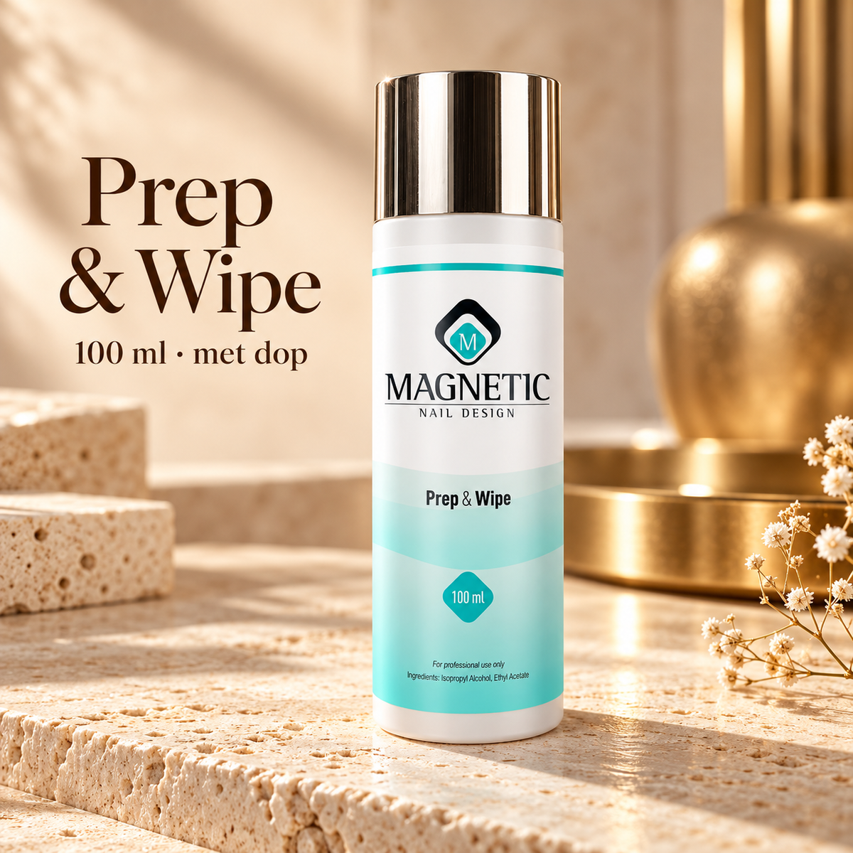 Product en inhoud — Prep and Wipe 100ml Dop