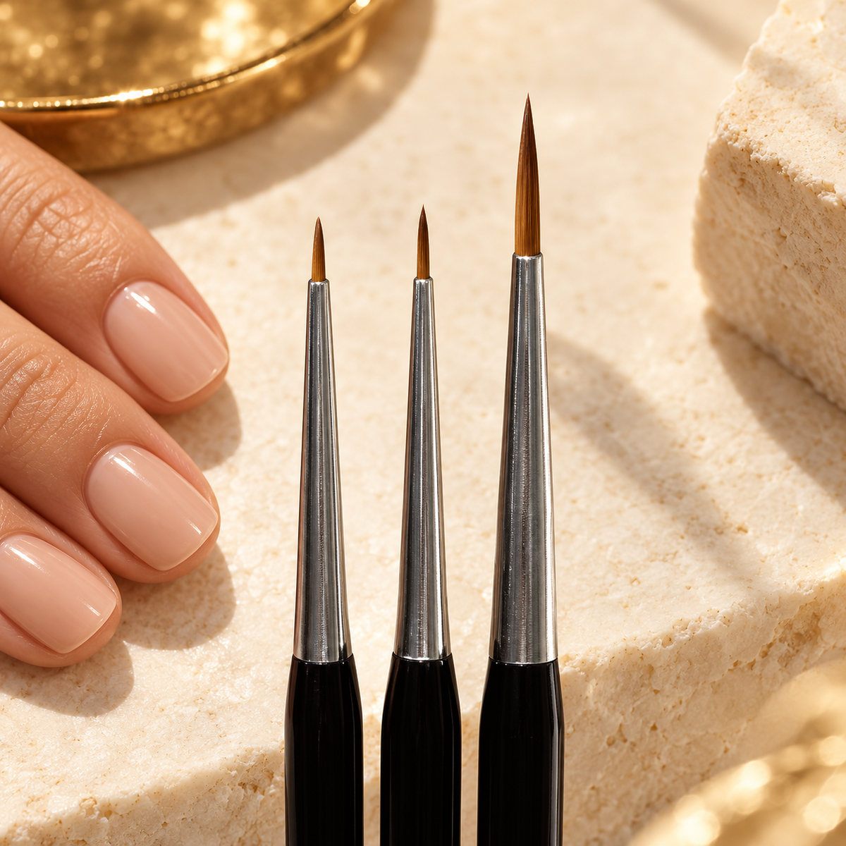 Manicure sfeer — The NEW Detailers 3 pc. Brush set